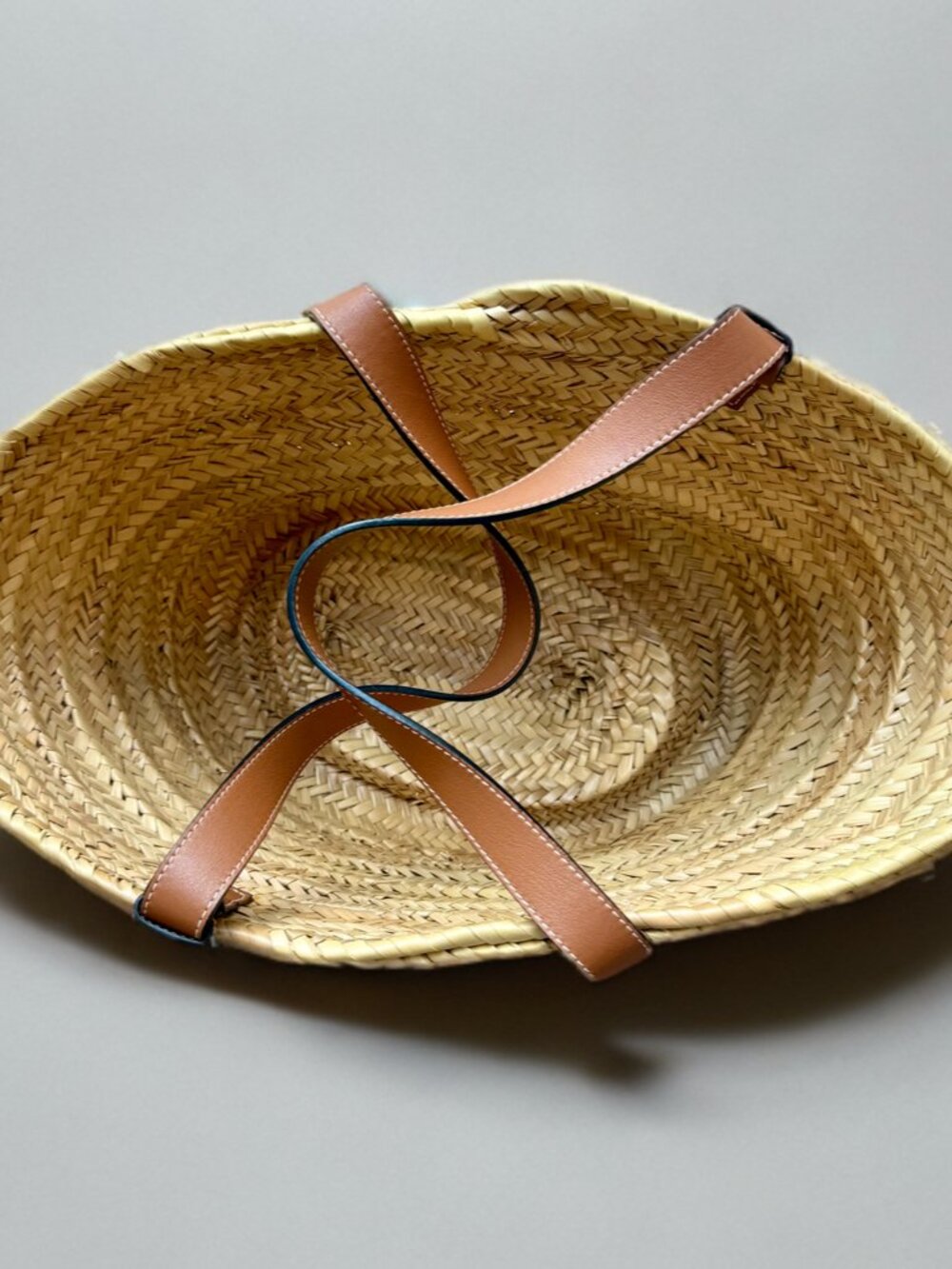 Loewe Anagram Large Palm Leaf Basket Handbag - Picture 3 of 10